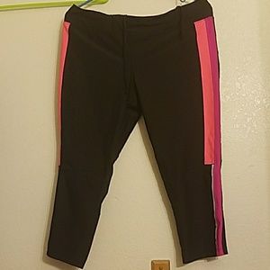 Black workout capris